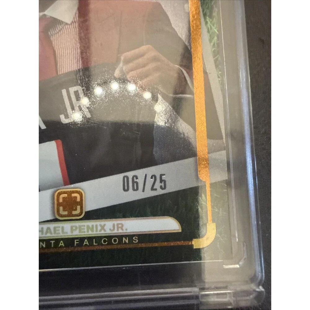 2024 Panini Photogenic Draft Snapshots Michael Penix Jr. #7 Orange /25 (RC)🔥